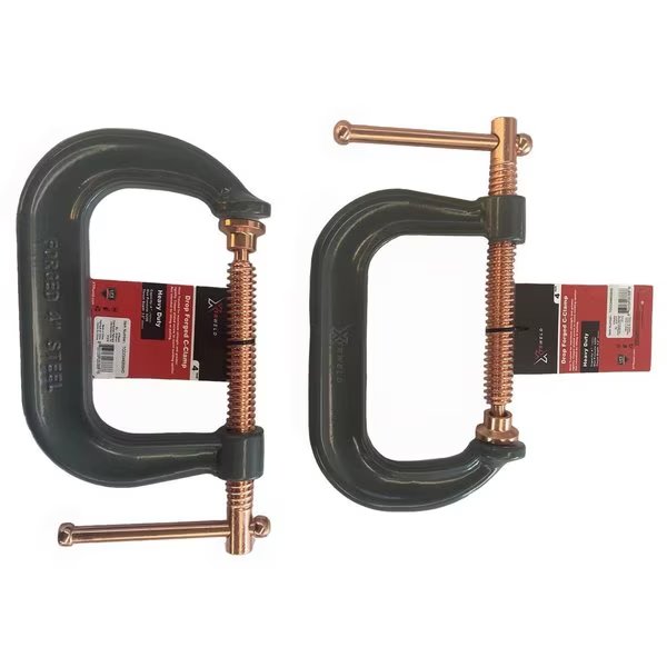 4in Clamp, C, 6200 PSI, Steel, Gray, Xtrweld, Mfr#: TCCC046200HD